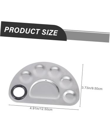 POPETPOP White Cotton Gloves & Color Mixing Tray Set - Nail Art Makeup Palette & Peg Board Display Stand for Perfect Manicure - Buy Online on GoSupps.com