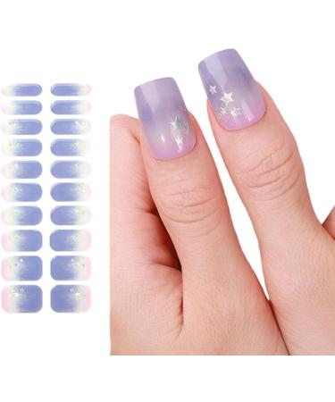 AJTUTUS Semi Cured Gels s Stickers Light Required s Polish Strips Gels Strips s Decortions for Party Wedding - Buy Online on GoSupps.com