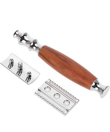 Buy Men's Safety Razor - Classic Bamboo & Wooden Handle Stainless Steel | International Shipping - Buy Online on GoSupps.com