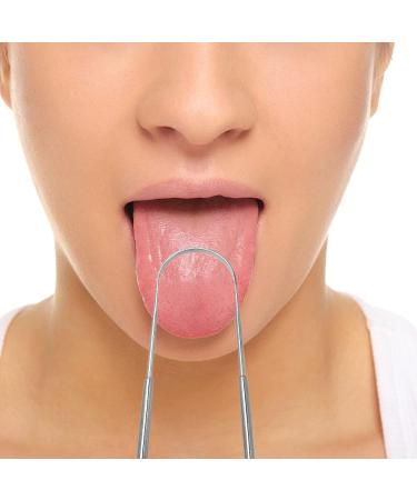 Buy Xixiran Stainless Steel Tongue Scraper Set - 3 Metal Cleaners for Adults | Best Tongue Brush for Oral Hygiene - Buy Online on GoSupps.com