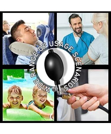 Fyearfly Black Manual Inflation Blood Pressure Latex Bulb - Replacement Bulb with Air Release Valve - Buy Online on GoSupps.com