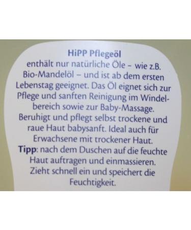 Hipp Baby Gently Care Oil 200ml - Gentle & Safe Baby Skincare | International Shipping Available - Buy Online on GoSupps.com