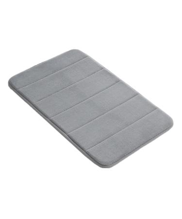 PRETYZOOM Area Rugs Tile Flooring Mat Outdoor Floor Mat Non Slip Carpet Bed Room Carpet Bath Mat Absorb Water Grey 20 x 32 cm (Rectangular)