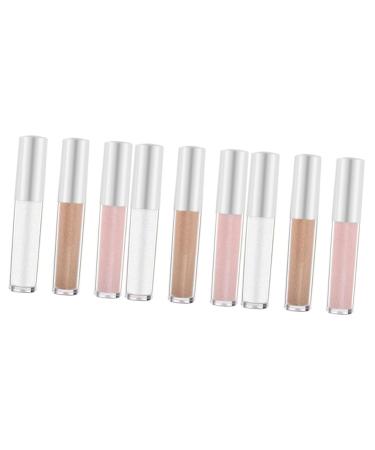 Balacoo 9 pcs Makeup Women Liquid Tool Eyeshadow Shadow Glitter Bling Highlight Diy Cosmetics Eye 1 count (Pack of 1) Assorted Colorx3pcs