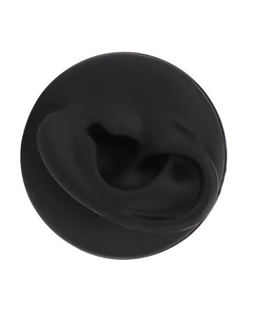 Kadimendium Simulation Ear Display Model Multi Functional Soft Teaching Tool Artificial Left Ear Model Professional Structure Black with Round Base for Wearing - Buy Online on GoSupps.com