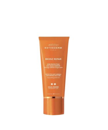 Institut Esthederm Bronz Repair Anti Wrinkle Sun Cream Moderate Sun Protection for Face 50ml