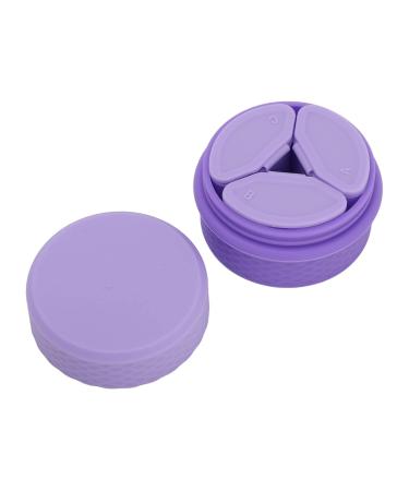 Verdant Touch Empty Silicone Cream Jar Silicone Cream Jars Travel Makeup Containers Set 3 Dispensers Refillable Empty Cream Jars with ed Lids and Spoon Portable Pink for Travel