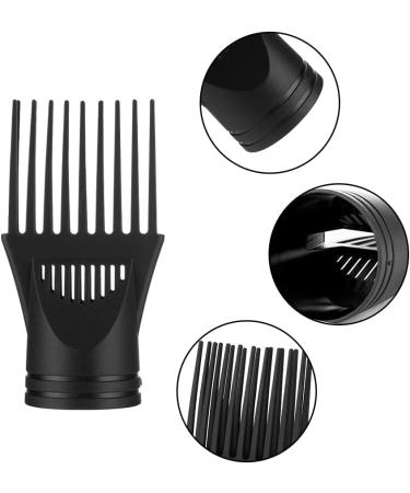 2 Pcs Hair Dryer Diffuser Comb Attachment Nozzles - Black - Buy Online on GoSupps.com