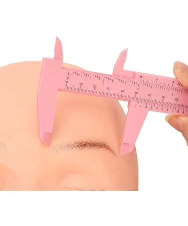 Housoutil R gle de Mesure pour Sourcils 150 MM en Plastique Rose Pied Coulisse Coulissant Portable Outil Pr cis de Maquillage Facial pour Dessin et Estompage des Sourcils - Buy Online on GoSupps.com
