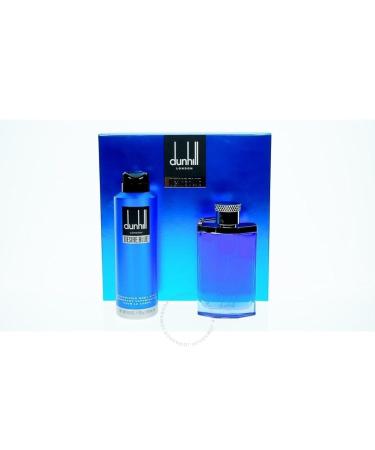 Desire Blue by Alfred Dunhill for Men - 2 Pc Gift Set 3.4oz EDT Spray 6.0oz Deodorant Spray