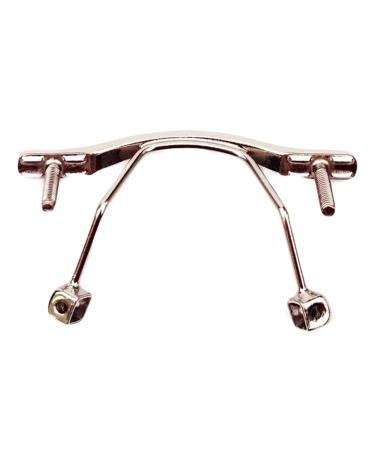 Eyeglass nose pads 1 piece replacement metal nose bridge rimless glasses nose bridge silver