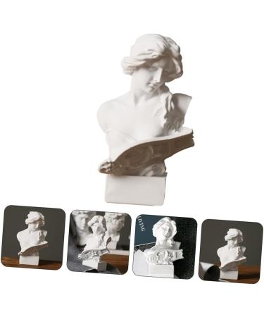 Zerodeko 1pc Piano Statue Mini Resin Figurines Desktop House Decorations for Home Air Conditioner Wind Deflector Greek Mythology Decor Greek Statue White Teaching Aids Household - Buy Online on GoSupps.com