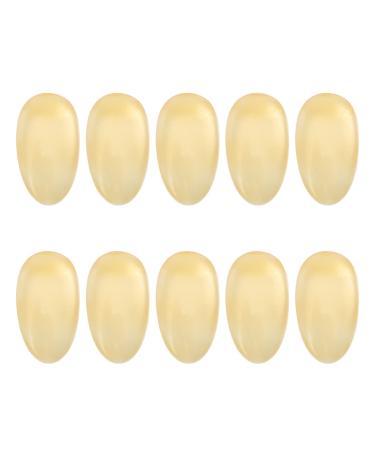 Beaupretty 20 Pairs Hair Dye Earmuffs Ear Protectors Waterproof Ear Covers Ear Shower Caps Bathing Ear Cover Caps Anti- Staining Earmuffs Ear Shield for Barber Home Shower Gold