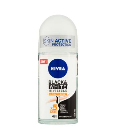 Beiersdorf Nivea Deodorant Black&White Ultimate Protection Roll On - 1600 g