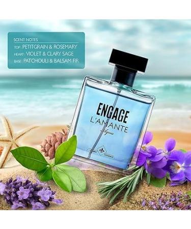 VEDA Eau De Parfum for Men Aqua Long Lasting and Premium Skin Friendly 100ml - Buy Online on GoSupps.com