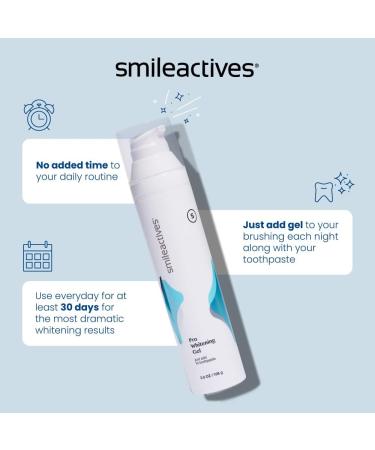Smileactives LED Teeth Whitening Kit with Prolite Light + Gel & Pen | Whiter Teeth in 7 Days - Buy Online on GoSupps.com