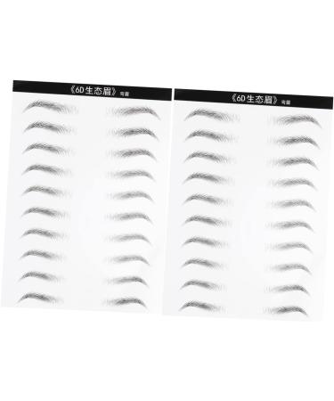 FOMIYES 6 Sheets Eyebrow Stickers Eye Brow Skz Stickers Brow Tatoo Simulation Eyebrow Water Proof Patch 6d - Buy Online on GoSupps.com