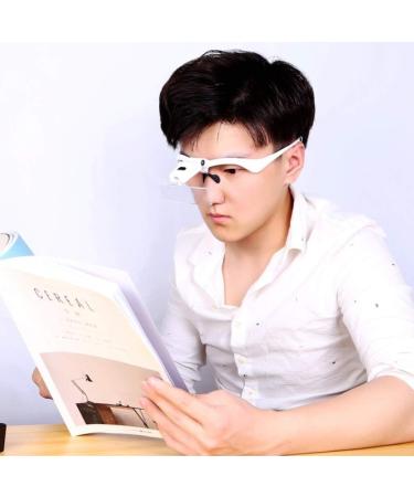Magnifiers High-Definition Head-Mounted Old Man Reading Maintenance Glass High-engrave Carving Glasses Eyewear Eyelash Beauty Eyelashes Glass with Light Ultra-Light Portable Five-g - Buy Online on GoSupps.com