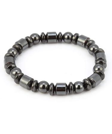 Simple Elastic Magnetic Therapy Bracelet for Elderly Ladies - Black - Enhance Wellness - Buy Online on GoSupps.com