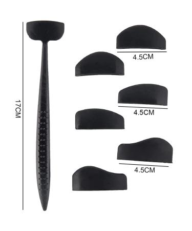Androxeda 6-in-1 Crease Line Kit | Silicone Eyeshadow Stamp & Eyeliner Applicator for Easy Makeup | Perfect for Women & Girls - Buy Online on GoSupps.com