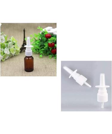 Portable Amber Glass Nose Spray Bottles - 3x5ml Refill Pack for Perfume & Nasal Spray - Travel Sample Packaging - Buy Online on GoSupps.com