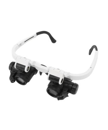 Magnifying Glasses with LED Light Jeweler Loupe Watch Repair Magnifier with 2 Interchangeable Lens 8X 15X 23X for Close Work Small Gift