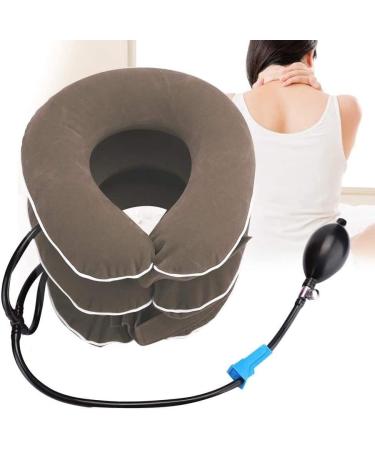 SSDDDLZEQ Inflatable Cervical Massage Device Adjustable Foldable Neck Tension Relief for Headaches & Shoulder Pain (Color: #2) Global Shipping Available - Buy Online on GoSupps.com