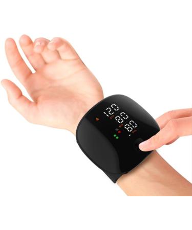 Automatic Wrist Blood Pressure Monitor with Large Touch Screen and Voice Function | Portable & Travel-friendly | 3-Color LED Backlight for Home and Office Use - Buy Online on GoSupps.com