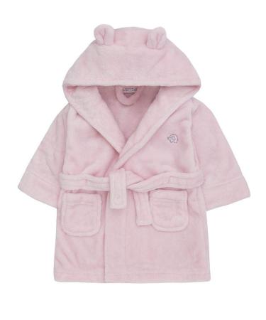 Baby Boys Girls Baby Bathrobe Plush Fleece Velvet Soft Cozy Warm Gift 68 Pink Elephant Embroidery