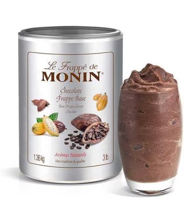 Monin Chocolate Frappe Mix 1.36kg Tub - Flavoured Coffee Powder for Coffee Shops - Buy Online on GoSupps.com