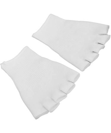 Qukaim Gel Toe Socks Gel Toe Socks Open Forefoot Moisturizing Socks for Dry Skin Repair Gel Forefoot Socks - Buy Online on GoSupps.com