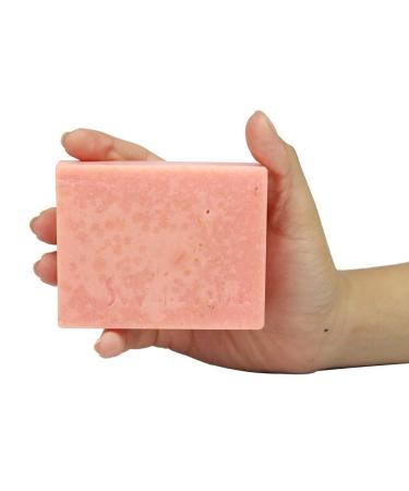 Buy Strawberry Skin Soap Handmade 100% Pure Natural Cold Processed Soap with Essential Oils & Exotic Herbs | Premium Luxurious 5 Oz - Buy Online on GoSupps.com