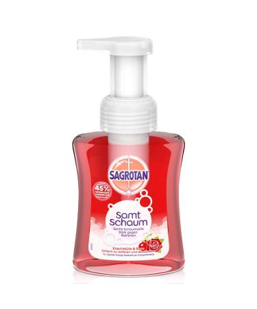 Sagrotan Velvet Foam Soap Cherry Blossom & Rose - 250ml Soap Dispenser | Luxurious Foam Soap for Home & Travel - Buy Online on GoSupps.com