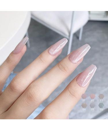 15ml Ice Transparent UV Semi Permanent Soak Off Nail Phototherapy Gel Nail Polish Cat Eye Gel Nail Lacquer - (Color: 6) - Buy Online on GoSupps.com