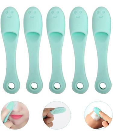 Silicone Nose Brush & Face Scrubber - Blackhead Remover Exfoliator Tool (5PCS) | Best Pore Cleansing & Skin Care Solutions - Buy Online on GoSupps.com
