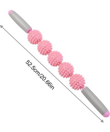 Muscle Roller Stick | Deep Tissue Body Massage Roller for Legs - Effective Pink Massage Tool - Buy Online on GoSupps.com