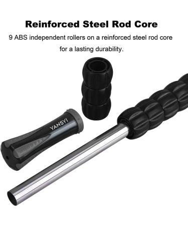 Yansyi Muscle Roller Stick for Athletes - Myofascial Release & Recovery Tool (Gray) - Buy Online on GoSupps.com