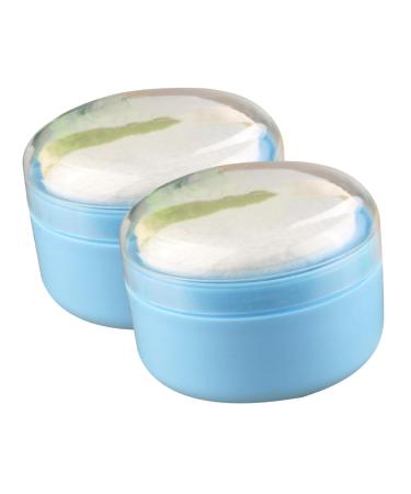2 Pi ces Bo te Houppette pour Gar on pour Fille tui Houppette pour Poudre Pratique et Compacte