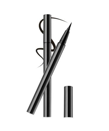 Waterproof Eyeliner Liquid Waterproof Eyeliner Liquid - Long-Lasting Eyeliner Pencil Liquid Eye Liner for Women Girls and Makeup Artists Uaxiu Black (Cotton Head)