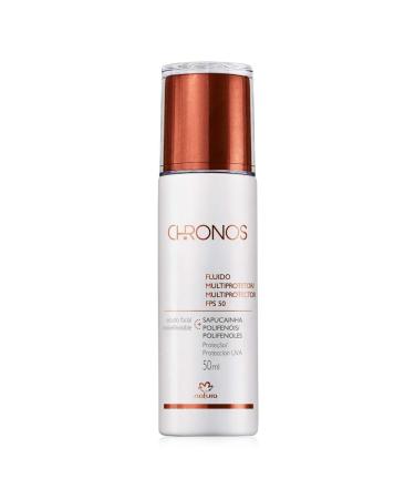 Linha Chronos Natura - Fluido Multiprotetor FPS 50 (50 Ml) - (Natura Chronos Collection - Multiprotection Fluid SPF 50 - 1.69 Fl Oz)