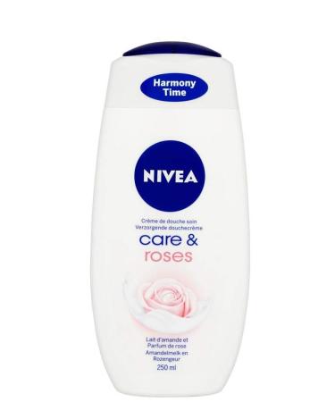 NIVEA Shower Cream Care & Roses pack of 6 6 x 250 ml