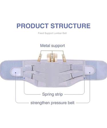 Men's & Women's Breathable Corset for Spine Support | Lordosis Back Pain Relief Belt - Adjustable L - Buy Online on GoSupps.com