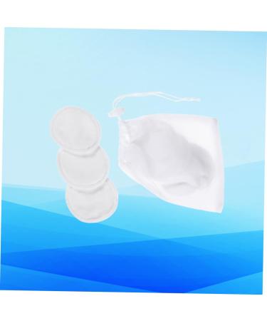 INOOMP 1 Set Galactorrhea Pads for Lactating Mothers Breathable and Durable Maternity Accessories with Mesh Bags Drawstring Zipper White - Buy Online on GoSupps.com