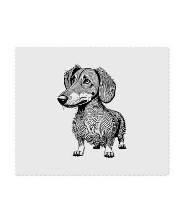 2 x Microfiber Cleaning Cloths "Dachshund" (LC00024838)