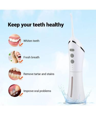 Buy LAIREG Cordless Advanced Water Flosser - 3 Modes Portable Dental Oral Irrigator IPX7 Waterproof Rechargeable Ideal for Home & Travel - Buy Online on GoSupps.com