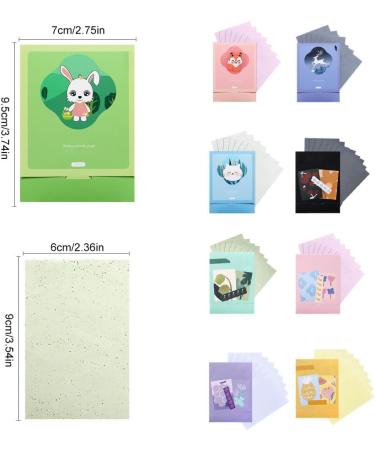 Dajidafu 1 Box Oil Control Papers Beauty Makeup Tools Refreshing Facial Deep Cleaning Supply Natural Face Blotting Sheets Matting Wipes Type4 - Buy Online on GoSupps.com