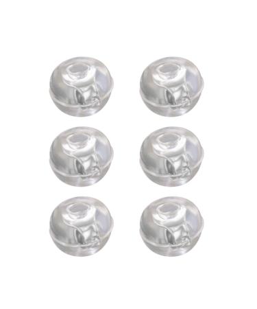 Healifty Silicone Ear Hooks Ear Hooks Sterling Silver Ear Hooks Secure Ear Closures 3 Pairs Assorted Colors Silver 1.0 Meter