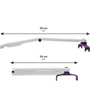 KMINA Foldable Scalding Aid for Seniors - Back Brush & Cream Applicator Made in Europe | Ideal for Back Anger Relief & Comfort - Buy Online on GoSupps.com