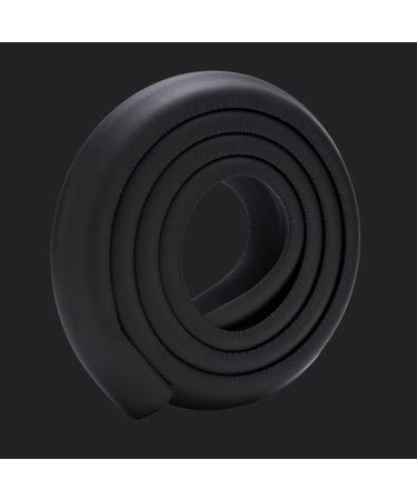 Lingyou Pavilion Baby Safety Corner Protector Set - 6.5 Ft Edge Guard with 4 Protective Foam Covers | Double-Sided Adhesive | Black 2m Crash Strip - Buy Online on GoSupps.com