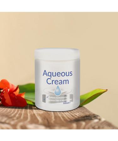 Aqueous Cream Unscented 500ml - Softens & Moisturises - Fragrance Free & Lanolin Free - With The Light Non-greasy Formulation Aqueous Cream For Essential Skin Care -2Pk Aqueous Cream (500ml) - Buy Online on GoSupps.com